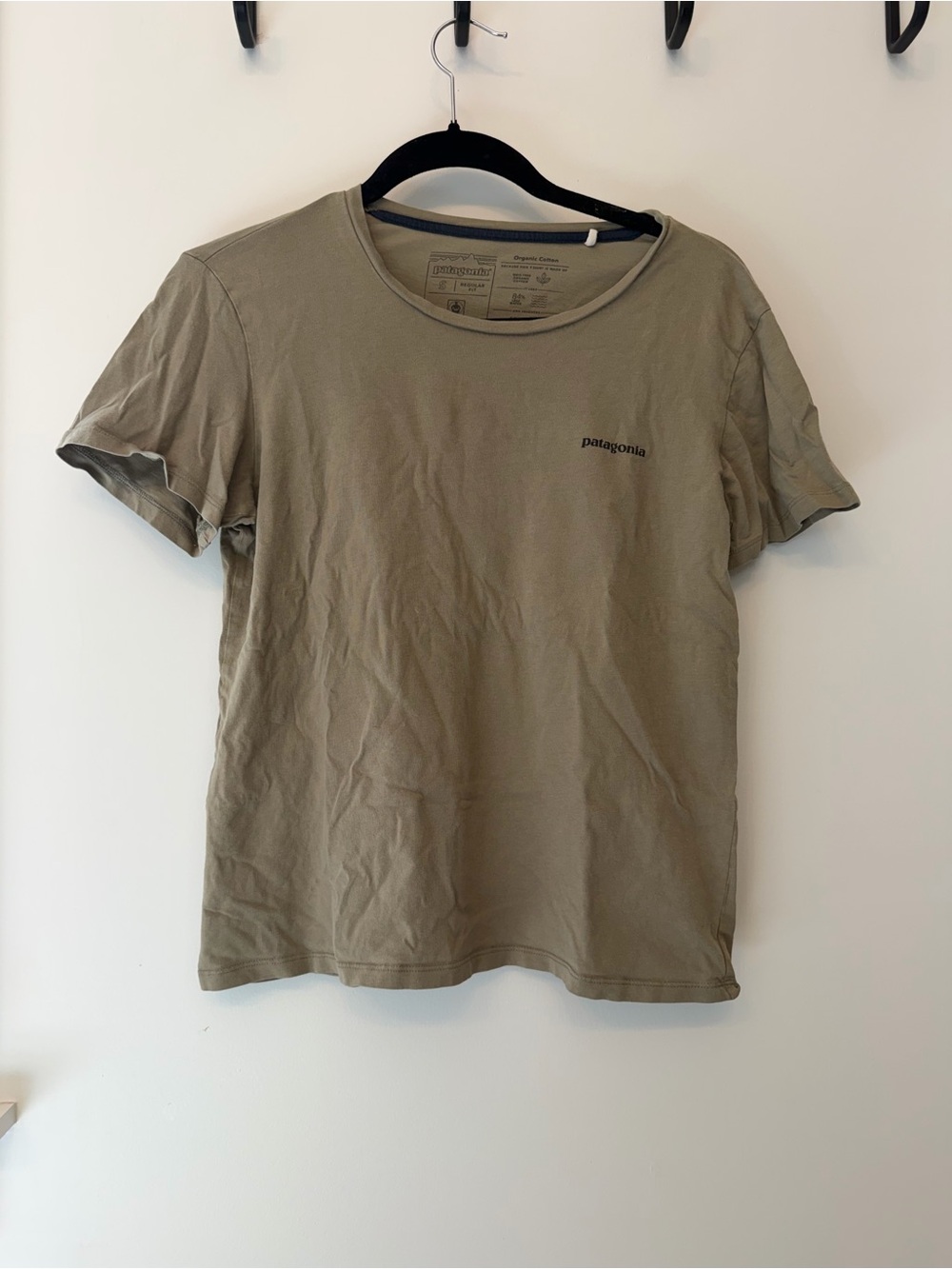 Patagonia Organic Cotton Save Our Home Planet Graphic T-Shirt Olive Small